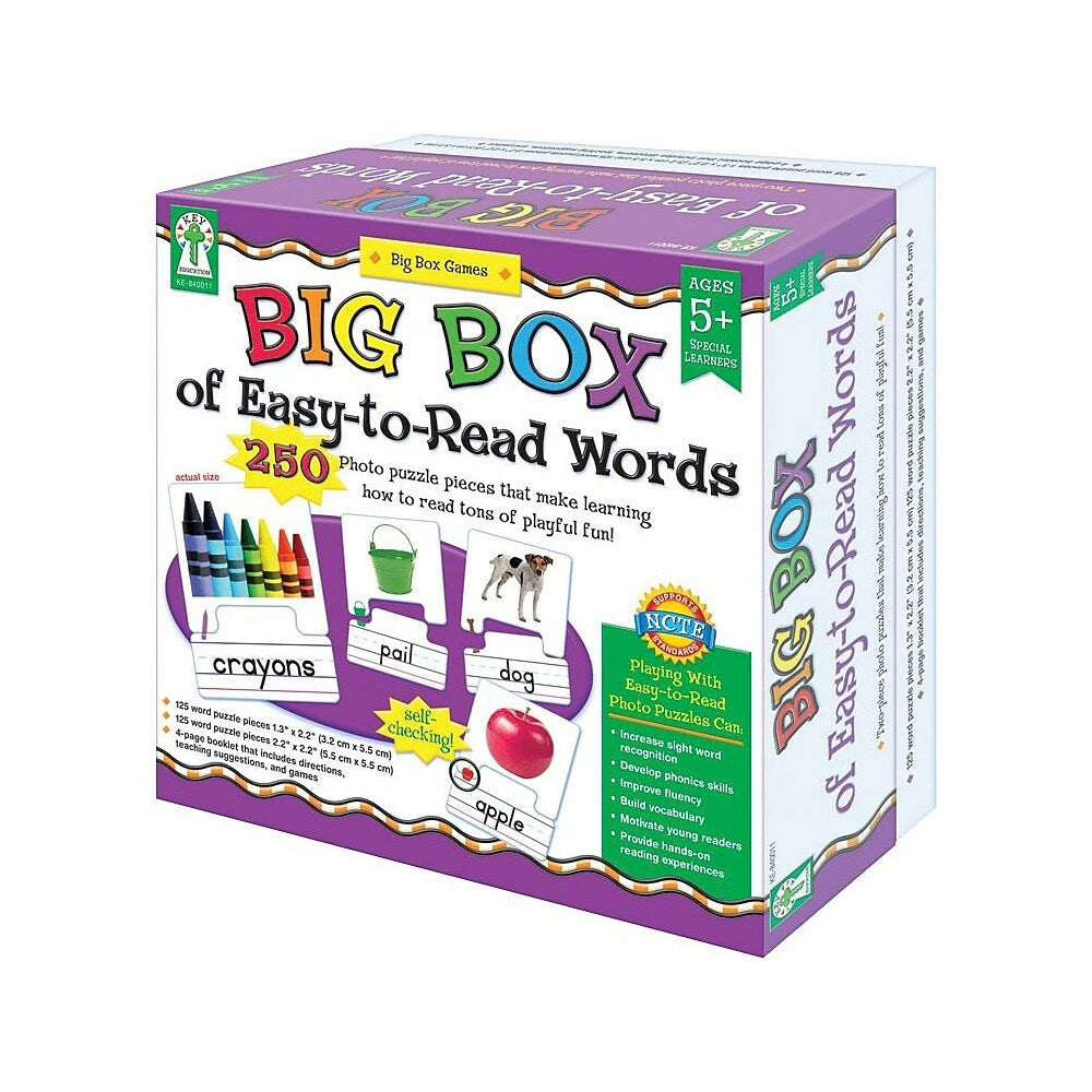 Jeu de société Carson Dellosa Key Education Big Box of Easy-to-Read Words (840011)