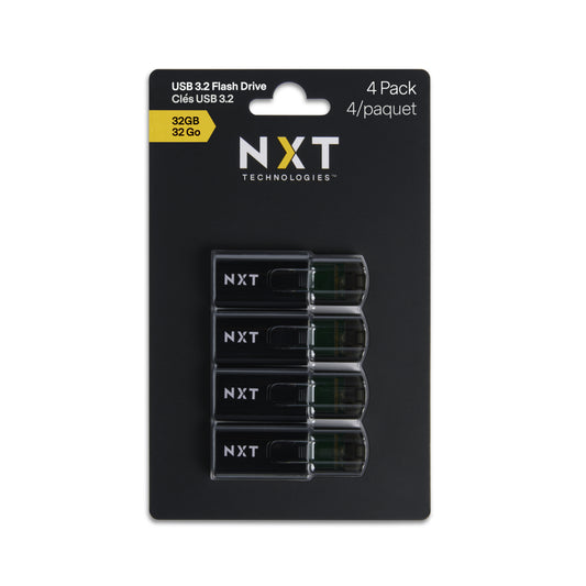 NXT Technologies C600 USB 3.2 Flash Drive 32 GB - 4 Pack