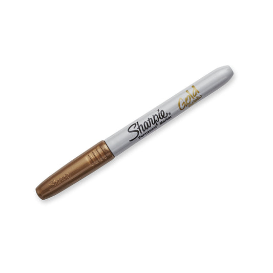 Sharpie Metallic Permanent Markers - Fine Point - Gold