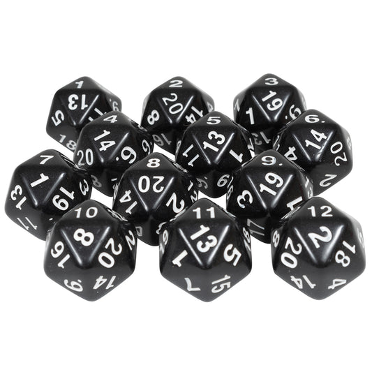 Learning Advantage 20-Sided Polyhedra Dice - 12 Pack