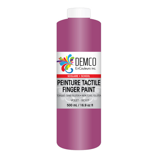 DEMCO EnCouleurs Inc School Fingerpaint - 500 mL - Violet