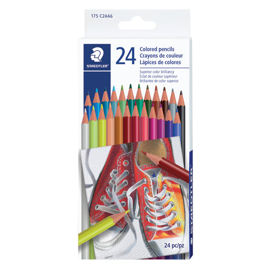 Staedtler Colored Pencil - Assorted Colours - 24 Pack