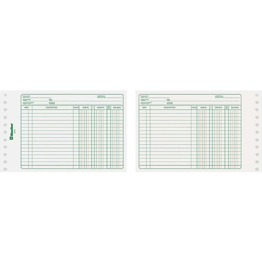 Feuilles de recharge Blueline BS55 pour système Mini Ledger