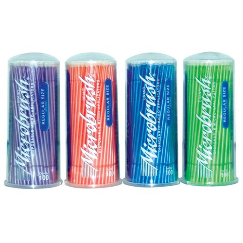 Applicateurs jetables Microbrush® Tube Series – Standard (2,0 mm), couleurs assorties, paquet de 400 (MRA400)