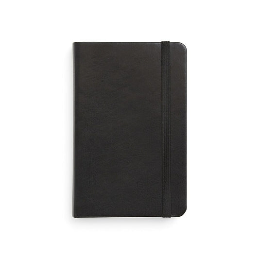 Petit journal ligné à couverture souple TRU RED - Noir