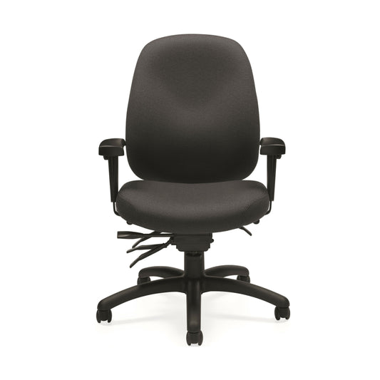 Global Granada Deluxe Medium Back Multi Tilter Chair - Grey