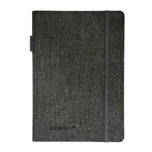 Cambridge Bungee Notebook with Pen Loop - 192 Pages - Light Grey (590015)
