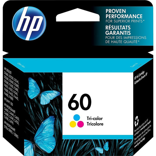 HP 60 Tri-Colour Original Ink Cartridge (CC643WN)