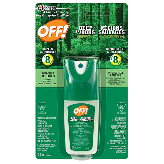 OFF! Deep Woods Pump Spray Insect Repellent - Travel Size
