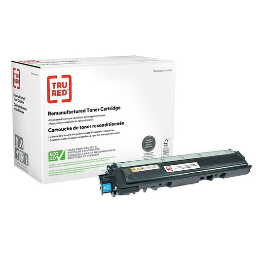 Cartouche de toner reconditionnée TRU RED Brother TN210C - Rendement standard - Cyan