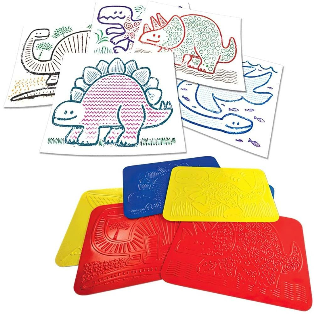 JUNIOR DINOSAUR RUBBING PLATES