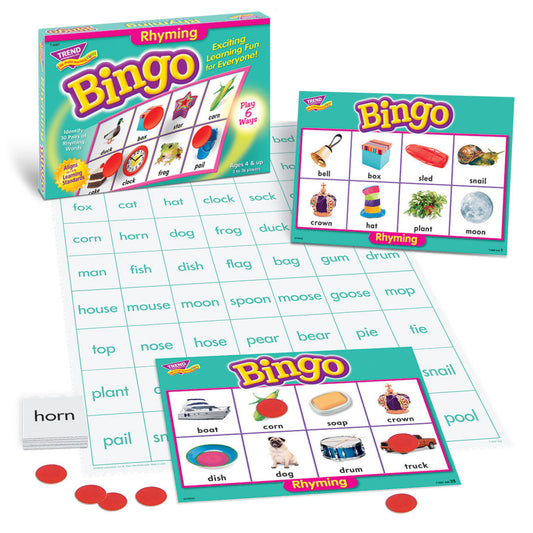TREND Rhyming Bingo Game