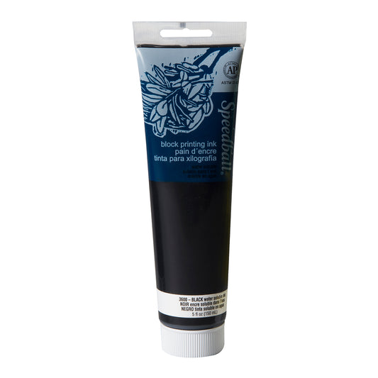 Encre d'impression en bloc hydrosoluble Speedball Art Products - Noir - 148 ml