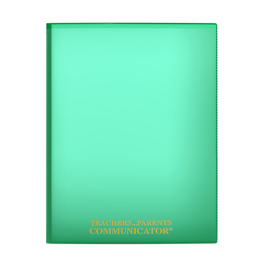 Nicky's Communicator Folders - English - Letter Size - Metallic Green - 10 Pack