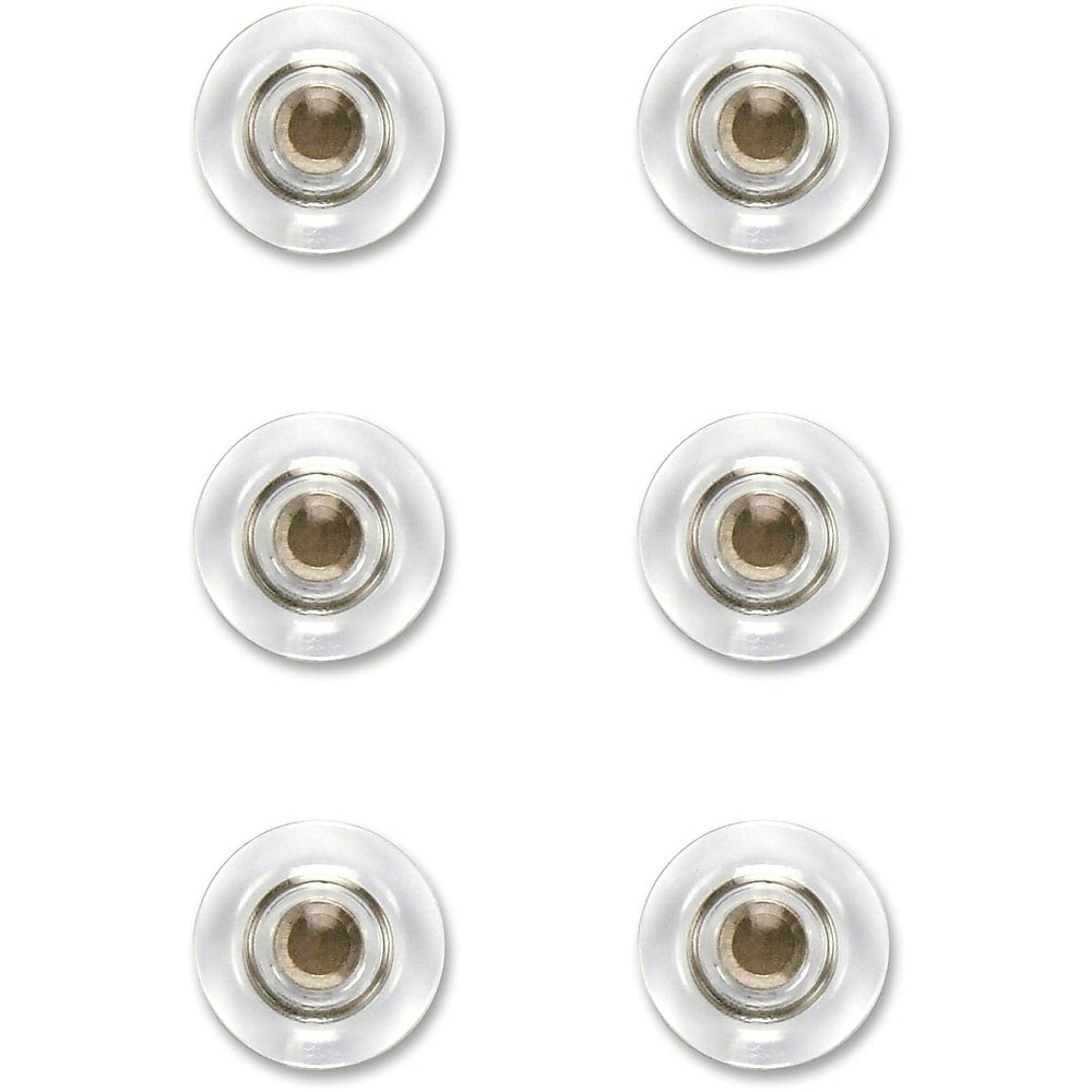 Quartet Rare Earth High Power Glass Board Magnets - 6 Pack