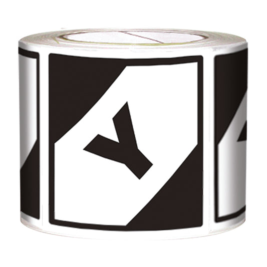 SPC Limited Quantity "Y" Labels - 4 1/4" x 4 1/4" - 500/Roll