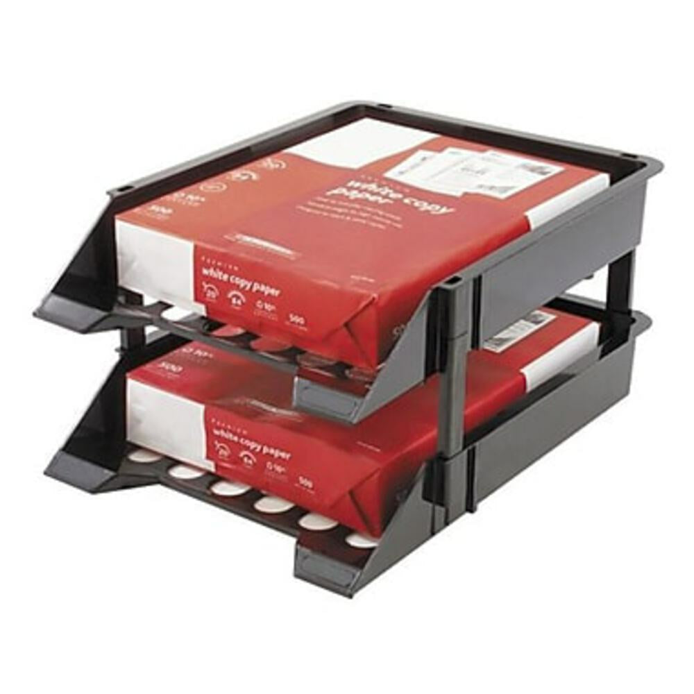 Deflecto SuperTray Countertop Desk Tray Set with Risers