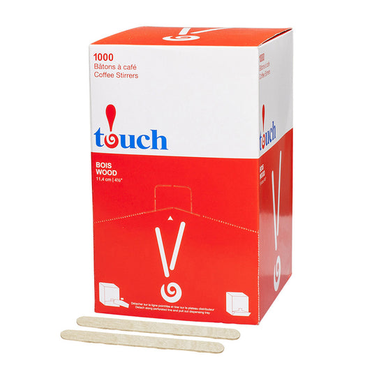 Bâtonnets de glace en bois - Naturel - 4-1/2" - Paquet de 1000