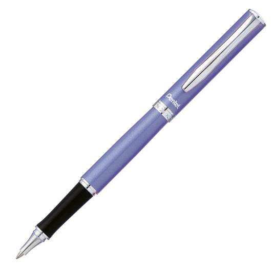 Pentel Sterling Gel Roller Pen - 0.7mm - Violet Barrel - Black Ink