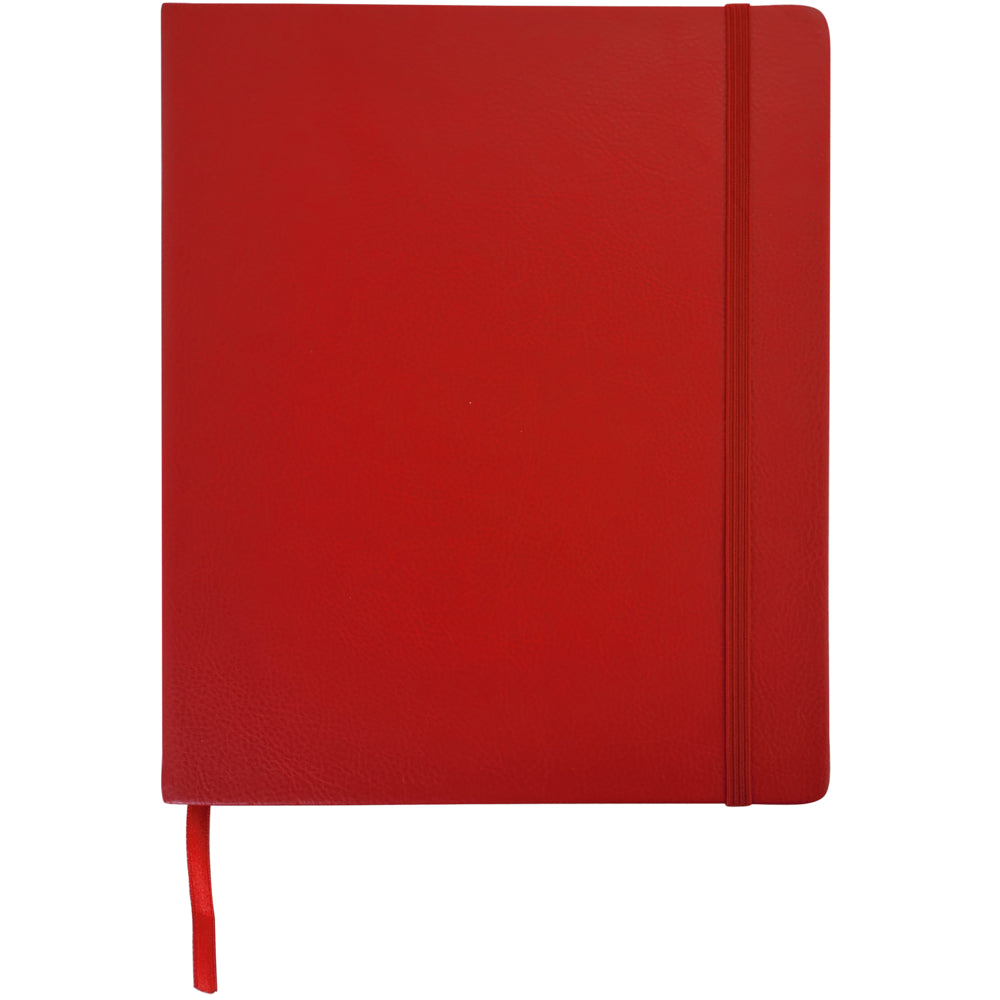 Cambridge Premium Hardcover Notebook - 10" x 7-1/2" - Red