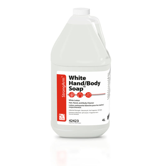 Savon mains/corps StrongArm White - 4 litres