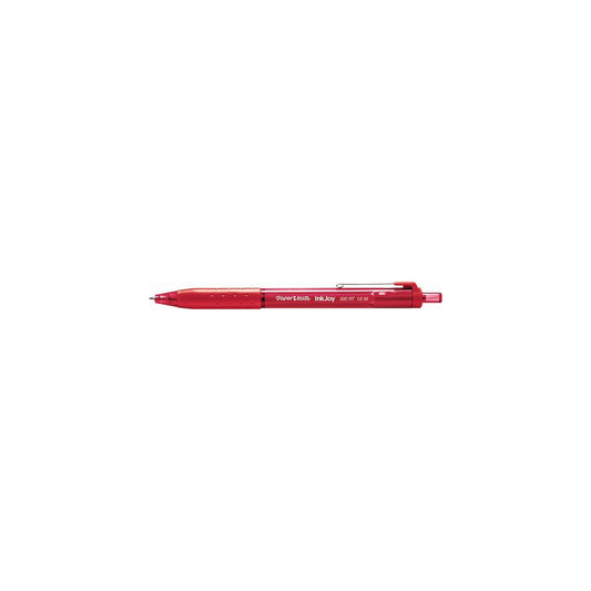 Paper Mate InkJoy 300 RT Retractable Ballpoint Pens - Medium 1.0mm Tip - Red - 12 Pack