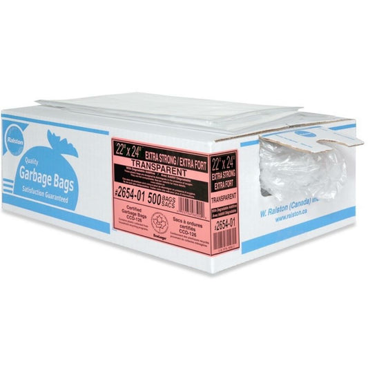 Ralston 2900 Series EcoLogo Industrial Garbage Bags  - 500 Pack