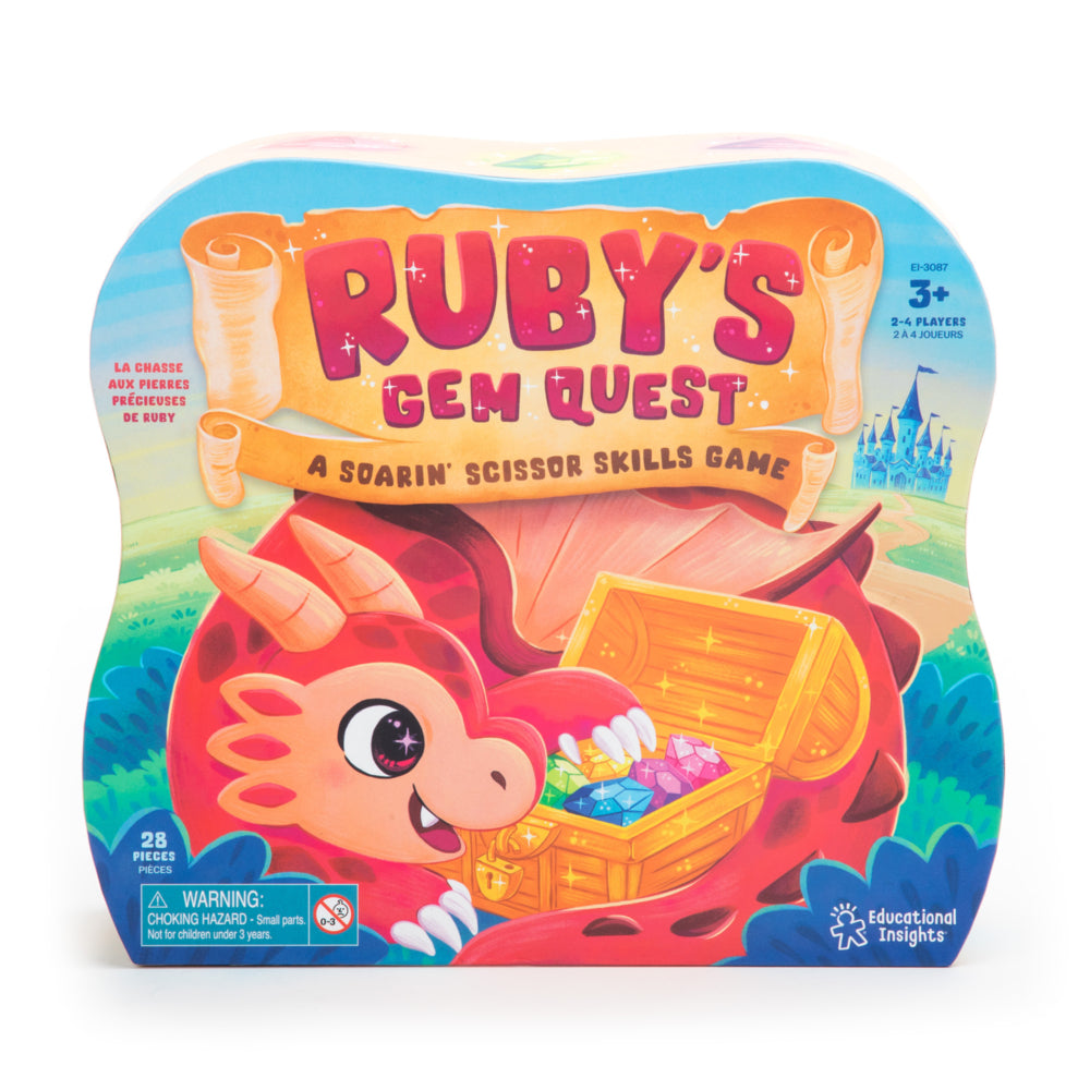Educational Insights Ruby's Gem Quest - A Soarin' Scissor Skills Game