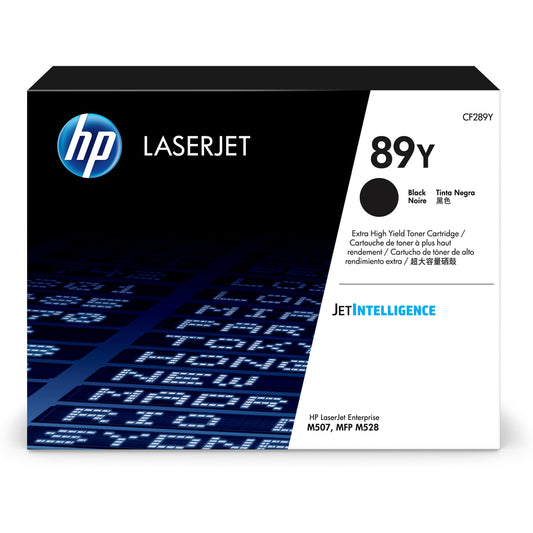 HP 89Y Black Original LaserJet Toner Cartridge - Extra High Yield (CF289Y)