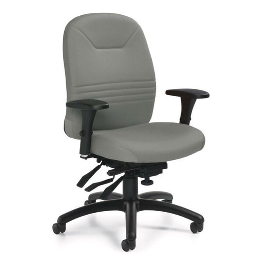 Comfort-Time Ultra High Back Grey Chair