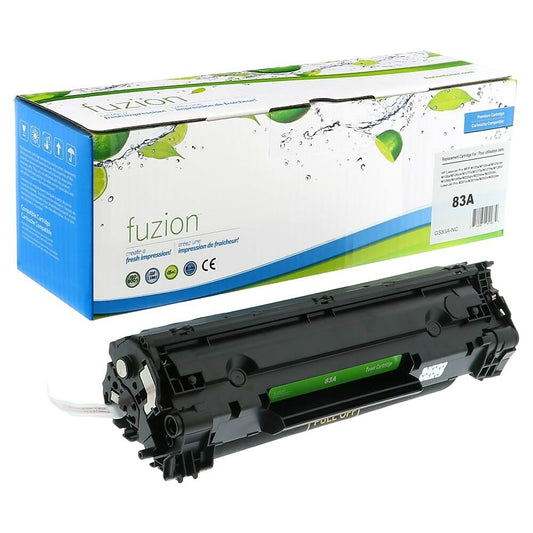 fuzion HP 83A (CF283A) Compatible Toner Cartridge - Standard Yield - Black