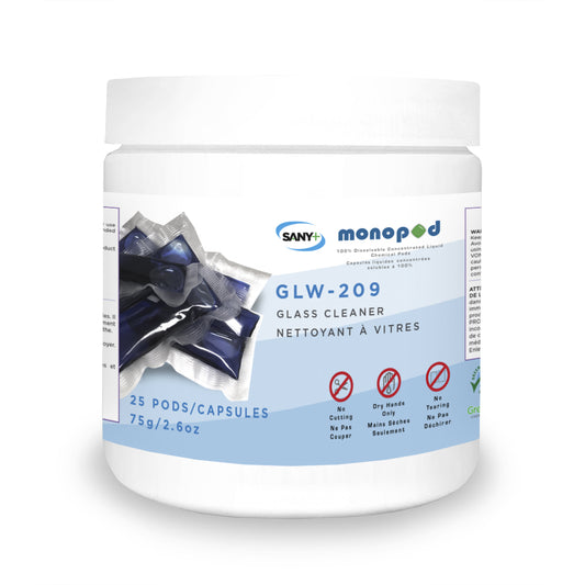 Sany+ GLW-209 Monopod Small Glass Cleaner - 25 Pack
