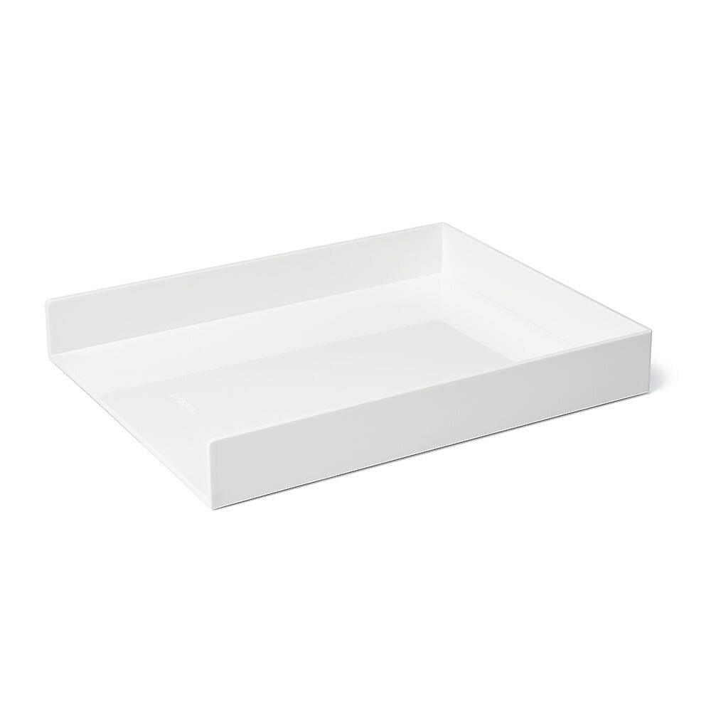 Poppin Single Letter Tray - White