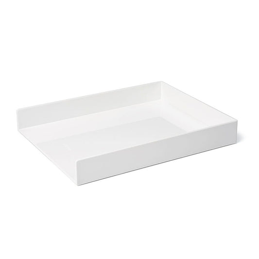 Poppin Single Letter Tray - White