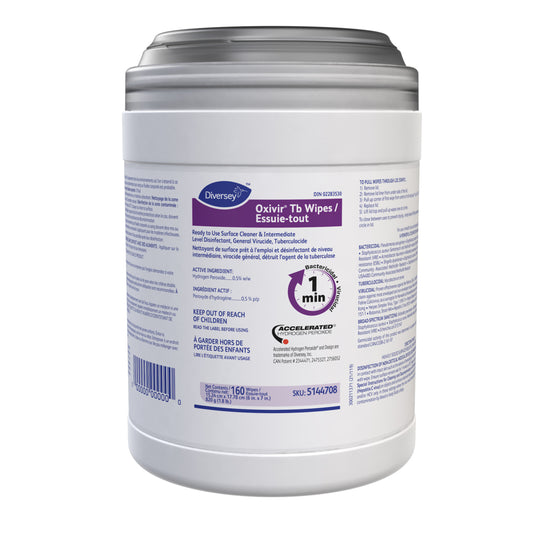 Lingettes Diversey Oxivir Tb - 160 lingettes