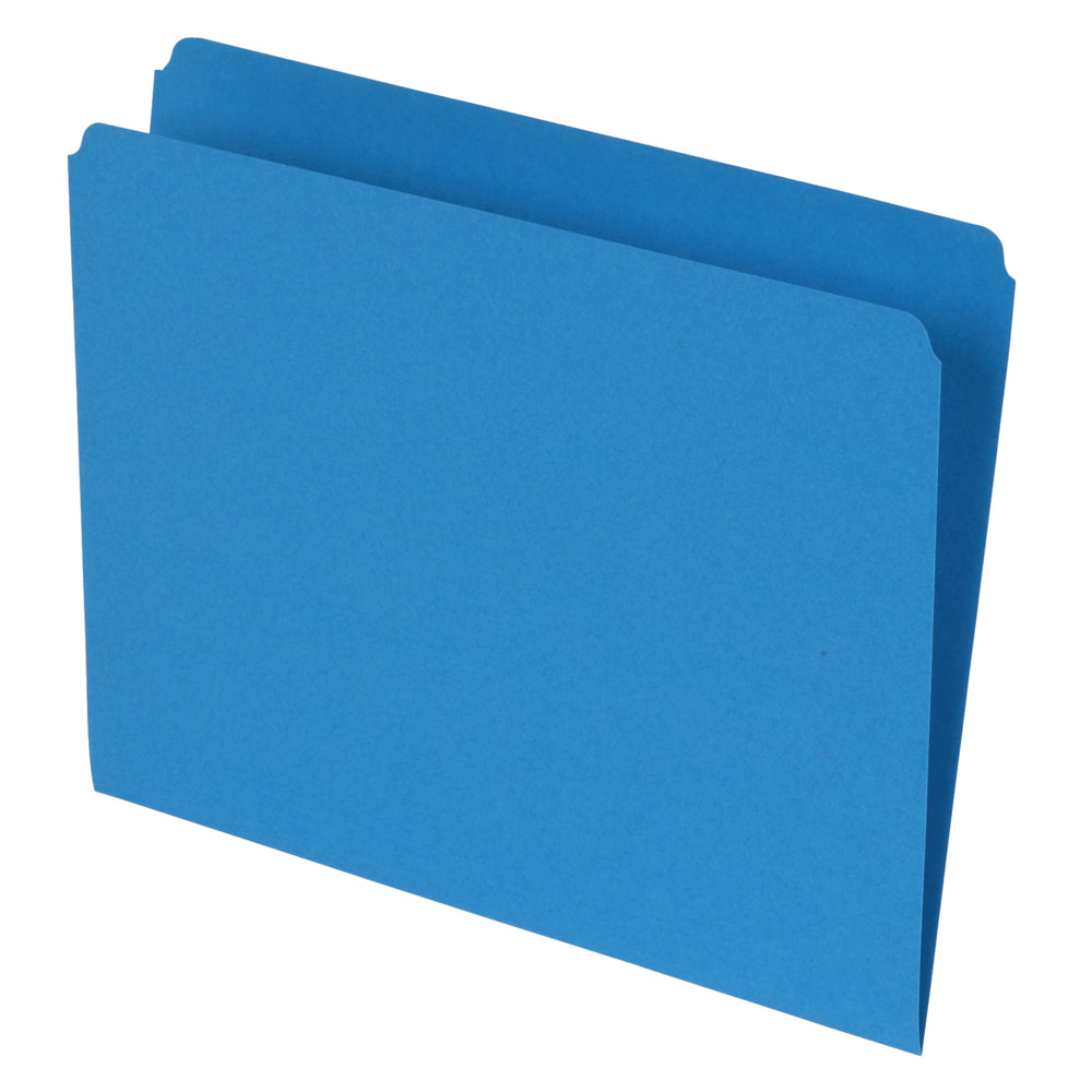 Pendaflex Blue Letter Single Top Vertical File Folder- 100 Pack