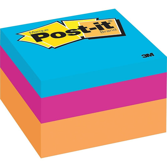 Post-it Notes Cube- 2" x 2" - Orange Wave - 400 Sheets