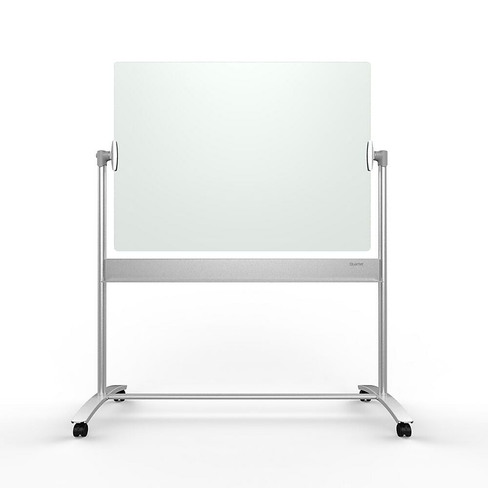 Chevalet mobile magnétique effaçable à sec Infinity Glass - 4' x 3'