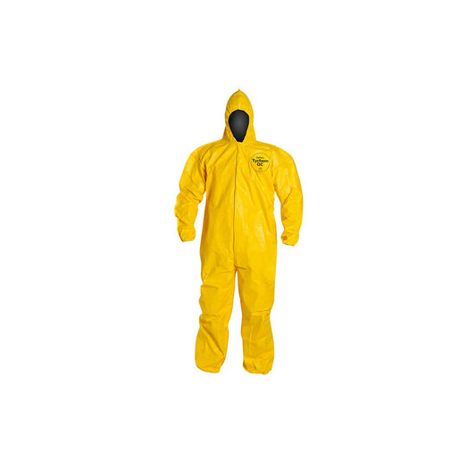 Combinaison jetable Tychem QC avec capuche, poignets élastiques, taille XL