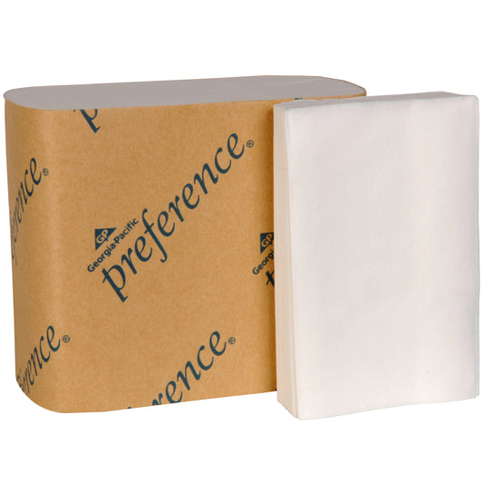 Georgia-Pacific Preference Economical 2-Ply Interfolded Bathroom Tissue - 60 Packs of 400