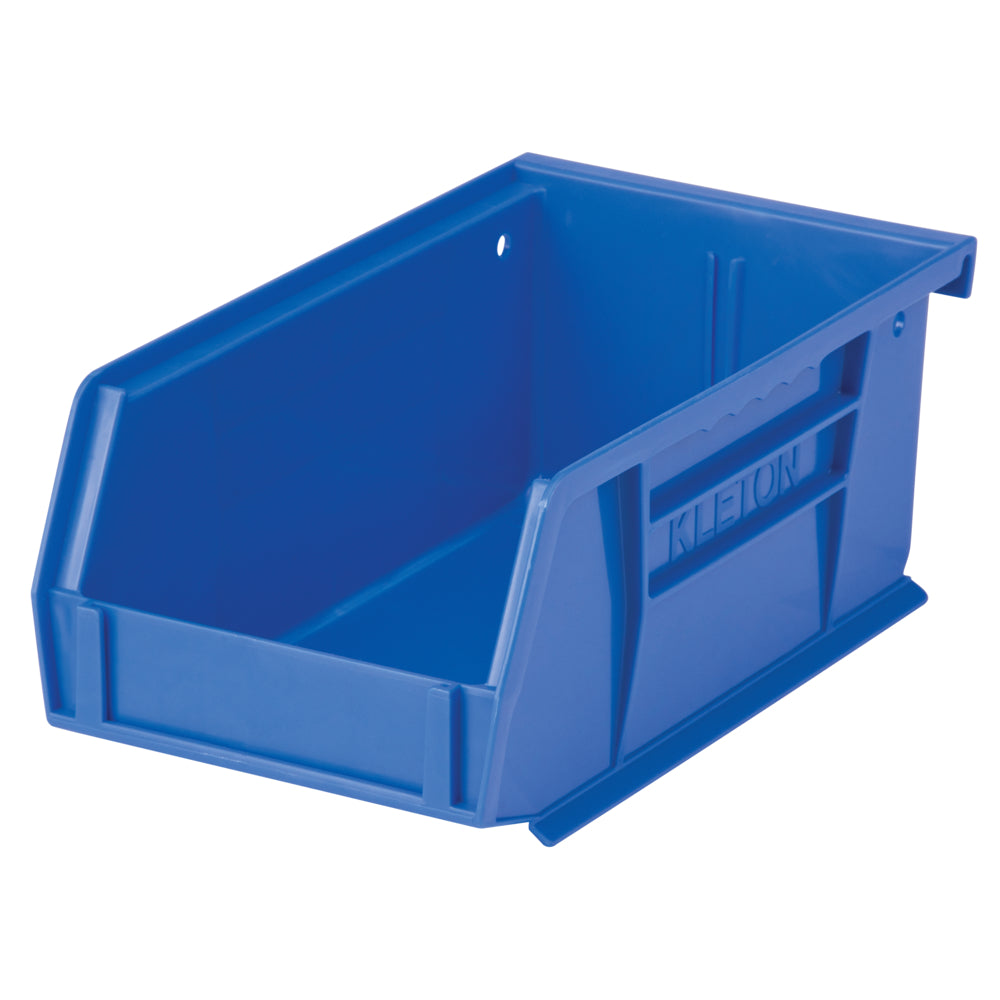 Bac empilable et suspendu Kleton - 4-1/8" L x 3" H x 7-3/8" P - Bleu