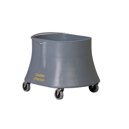 Seau à serpillière Vileda - 26-40 litres - Gris