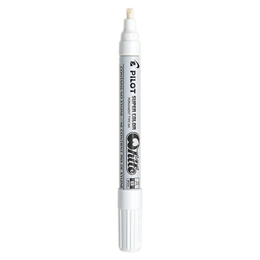Marqueur de peinture permanent Pilot - Pointe large - Blanc