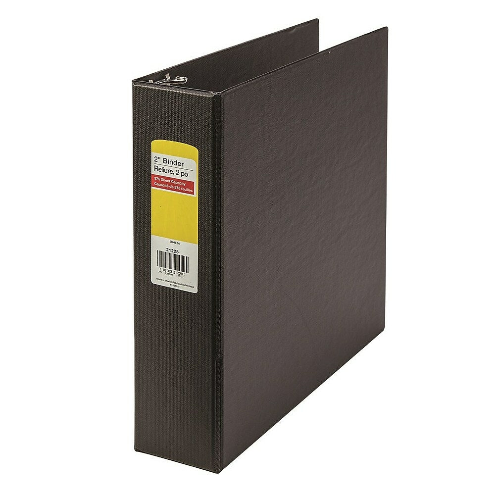 Staples Economy Binder - 2" - Black