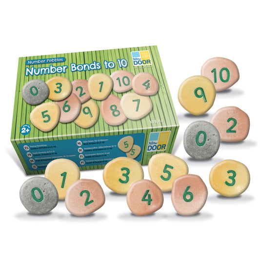 Yellow Door 22-Piece Number Pebbles