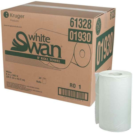 White Swan Value Roll Towel - 7.5" W X 205' L