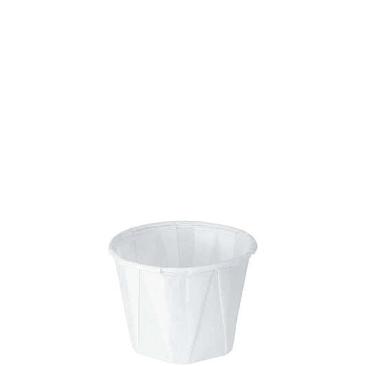 Gobelet en papier pour soufflé Solo - 1 oz - Paquet de 5 000