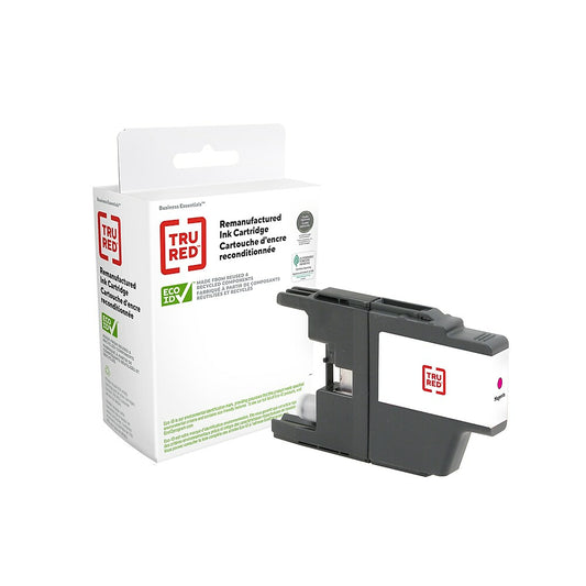 Cartouche d'encre reconditionnée TRU RED Brother LC75M - Haut rendement - Magenta