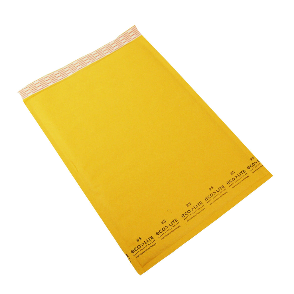 Enveloppes à bulles Polyair Ecolite n° 5 - 10,5" x 16" - Paquet de 25