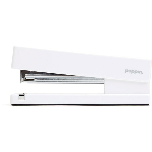 Poppin Full Strip Stapler - 20 Sheet Capacity - White